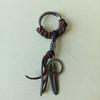 Fashion Leather Tassel for Women Men Girl Pendant Lobster Clasp Key Chains Rings Bag Accessories Bag Charm