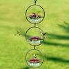 Humming Bird Feeders For Outdoors Round Feeding Tray Bird Feeders For Outdoors For Women Mom Hummingbird Lover Garden Watching