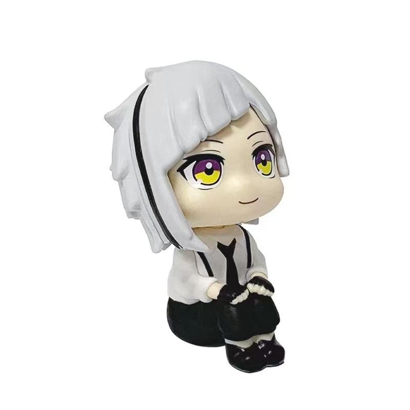 Bungou Stray Dogs Anime Figure Look Up Nakajima Atsushi Action Model Q Version Dazai Osamu Figurine PVC Collection Toys