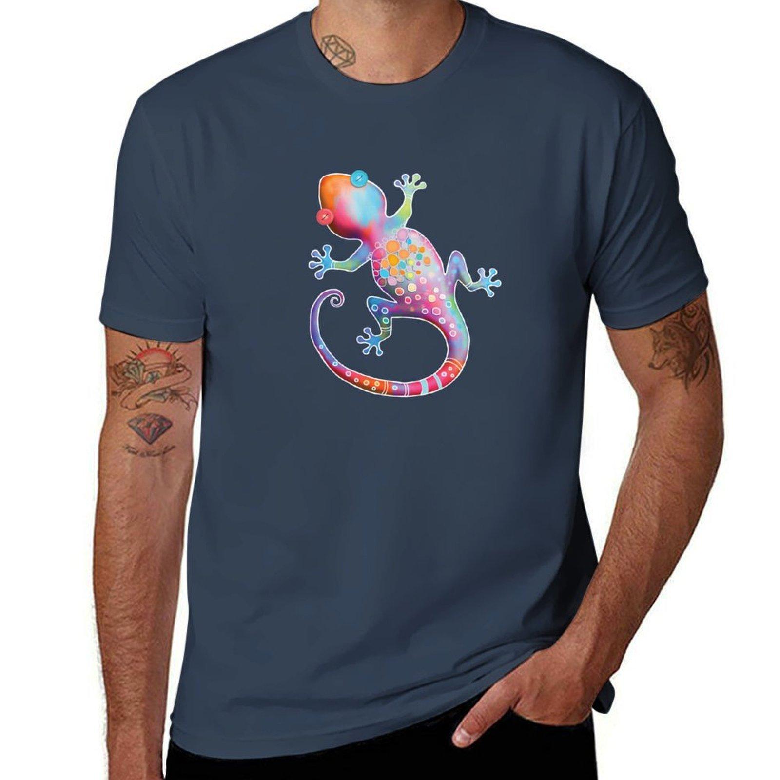 Gecko TShirt Simple Trendy Casual TShirt S