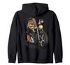 lion bike biker zip hoodie