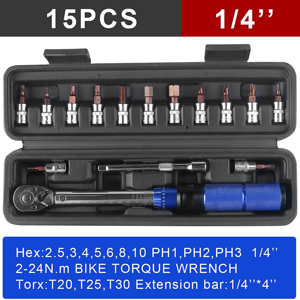 

WOZOBUY Набор динамометрических ключей с приводом 3/8 дюйма, регулируемый двухсторонний динамометрический ключ с 90 зубцами и пряжкой ( 2-60 Нм)