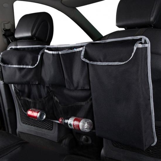 1x Car Rear Trunk Organizer Seat Storage Bag Holder Net Pocket Tool Accessories