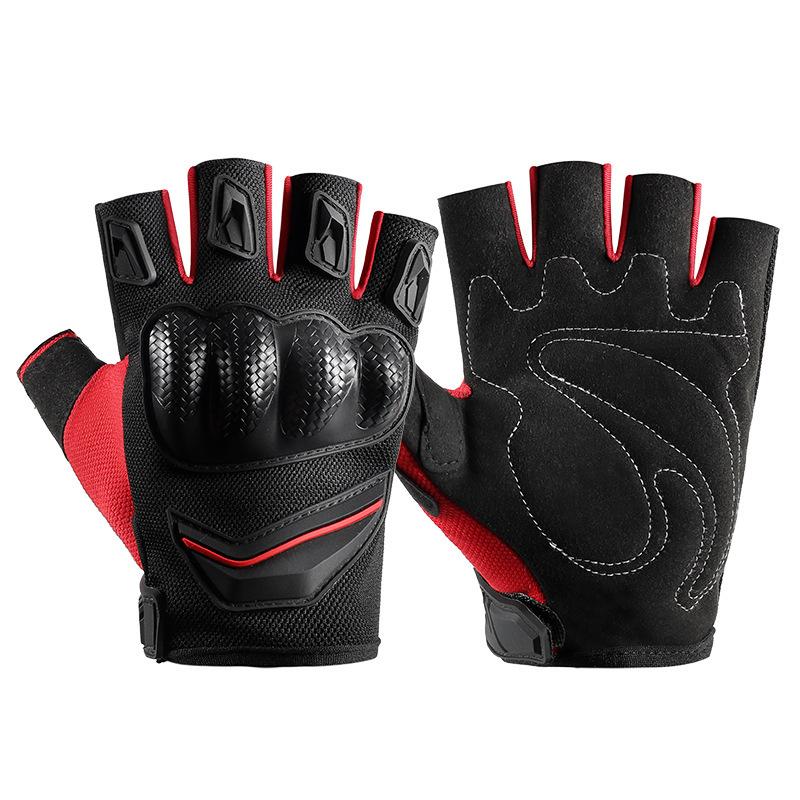 Cycling Gloves Half Finger Gloves Men and Women Summer Outdoor Sports Knight Anti Fall Racing Motorcycle Motorcycle Gloves