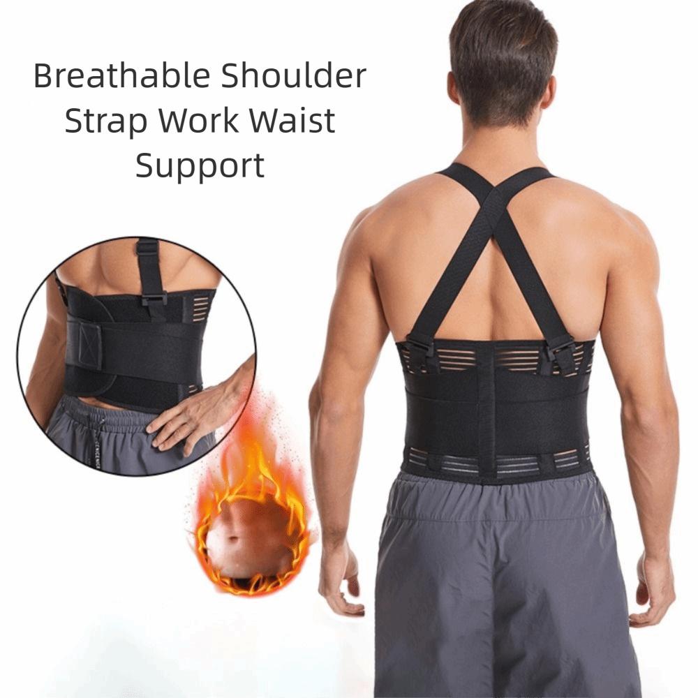 Adjustable Straps Work Brace Shoulder Straps Elastic Brace Lumbar Support Belt  Industrial Work