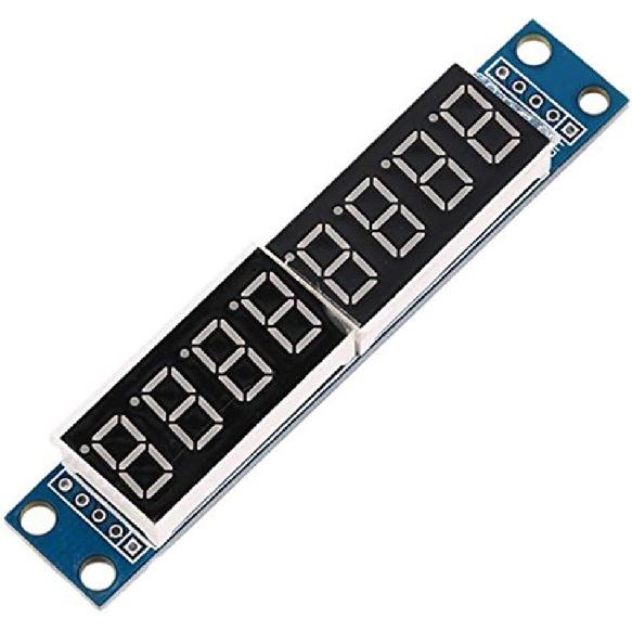 HiLetgo 2pcs MAX7219 8-Digital Segment Digital LED Display Tube for Arduino 51/AVR/STM32