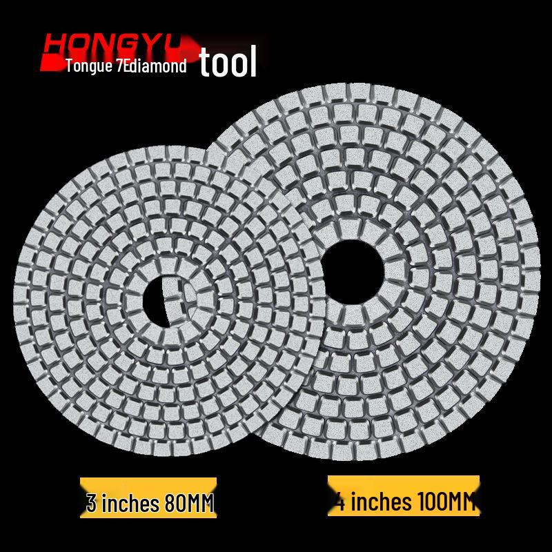 Diamond Wet/Dry Polishing Pad for Marble, Granite, and Stone Countertops