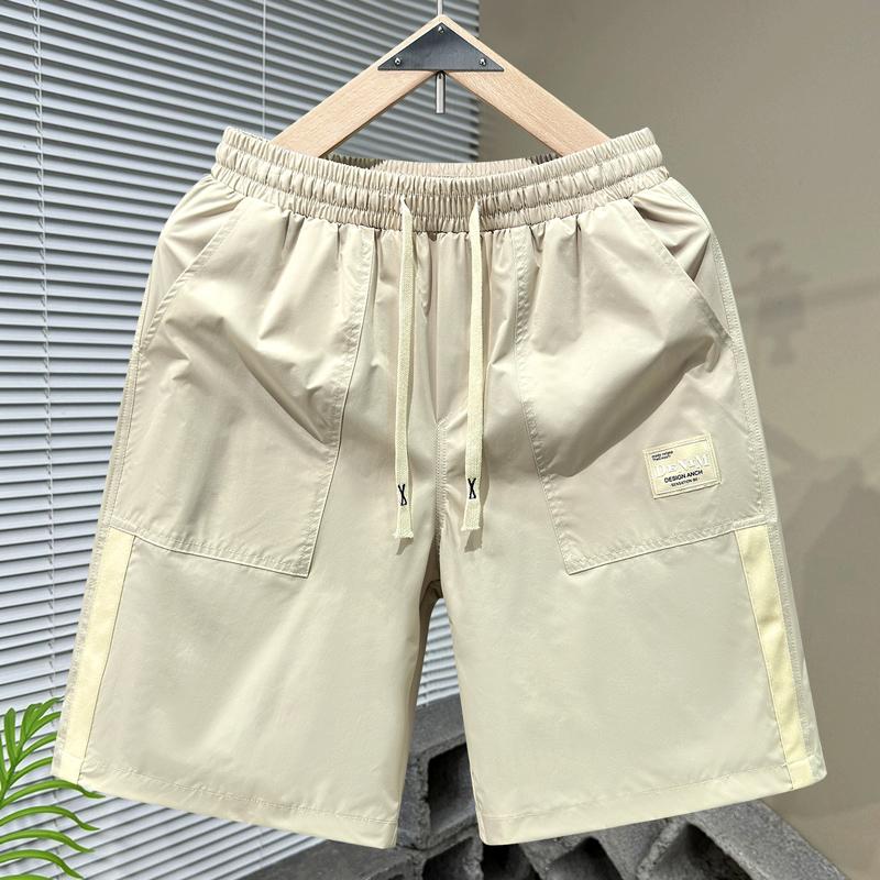 Summer Shorts for Men Clothes Fashion Loose Elastic Waist Casual Shorts