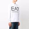 Emporio Armani EA7 Logo Letter Print Hooded Long Sleeve Sweatshirt Men Sweatshirt White 6KPM69-PJBWZ-1100