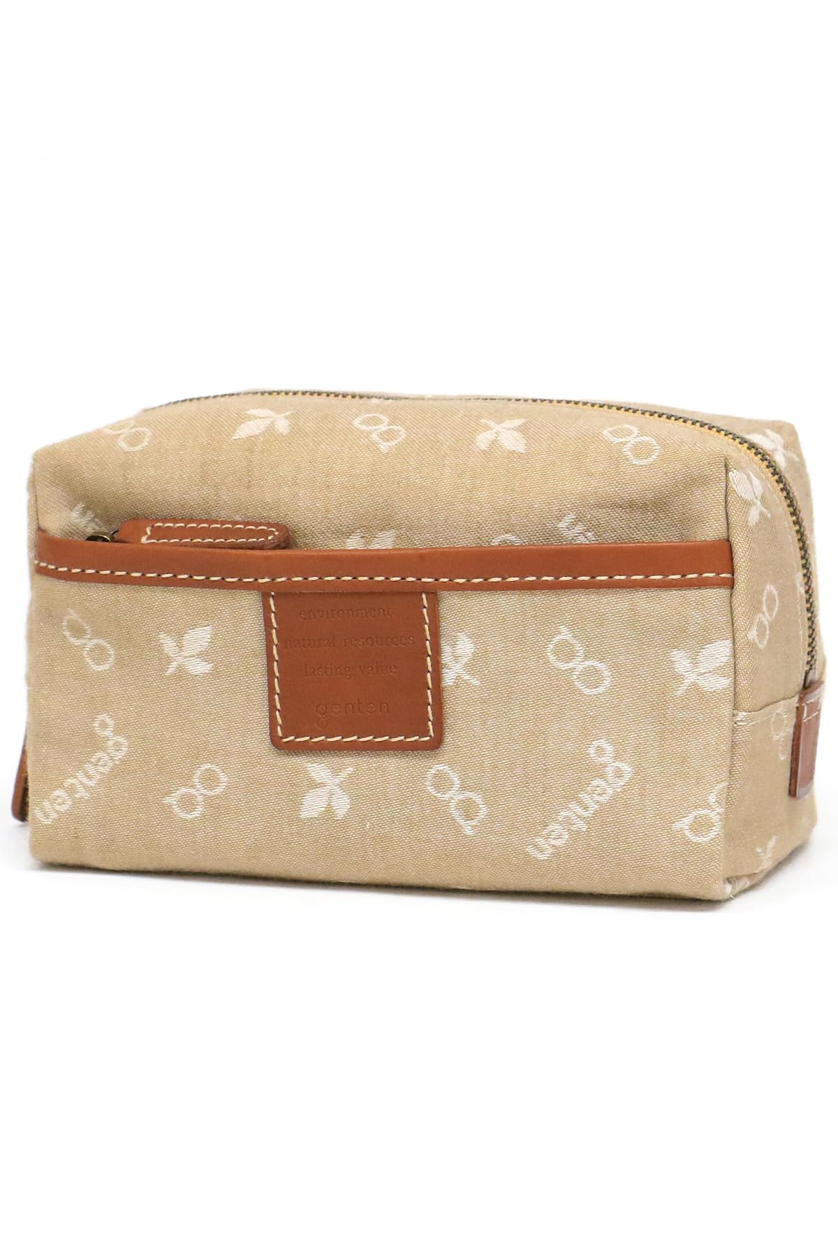 

Косметичка genten для коричневого [Genten] (Сумка в сумке) Женщины, GE-40885-50