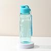 550ml Portable Plastic Water Bottle, Transparent Water Cup, Clamshell With Rope Design, Suitable For Fitness, Office, Outdoor