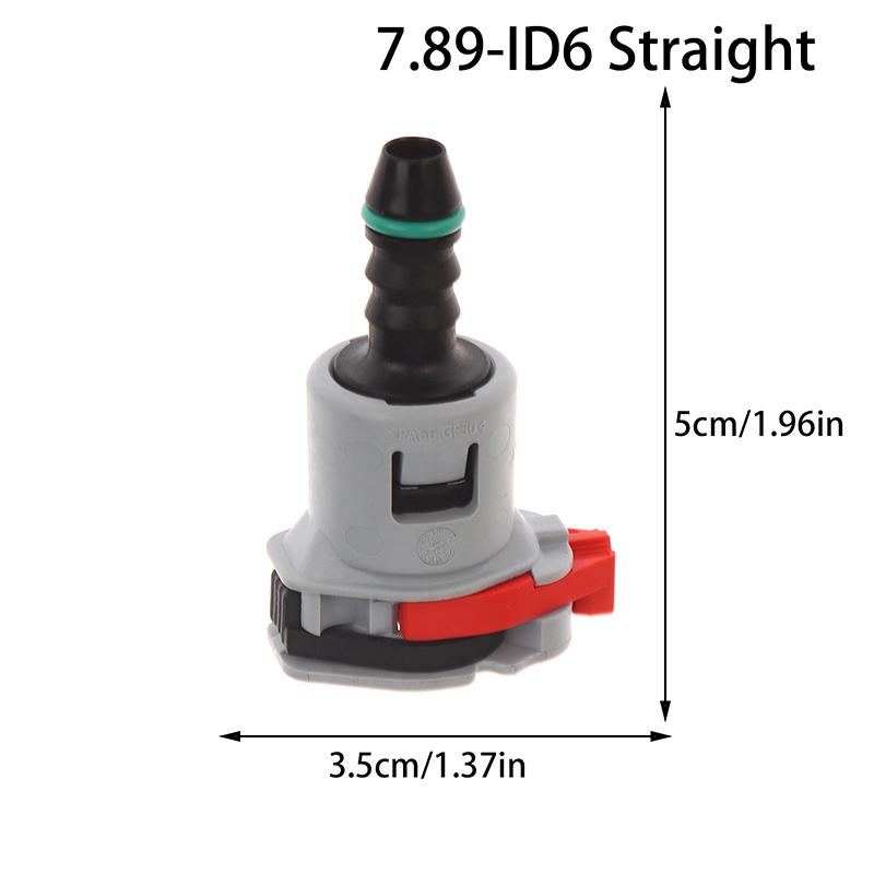 

7.89Mm-Id6/645 Топливный трубопровод Соединение Авто Топливная Линия Быстрый Соединитель Пластиковый Бензиновый Соединитель Автозапчасти Для Автомобиля 3.5*5cm