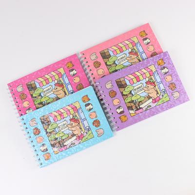 BOBBIE GOODS Kniha omalovánek Cozy Moments - Vzdělávací doodle kniha s rozkošnými a strašidelnými tvory pro relaxaci
