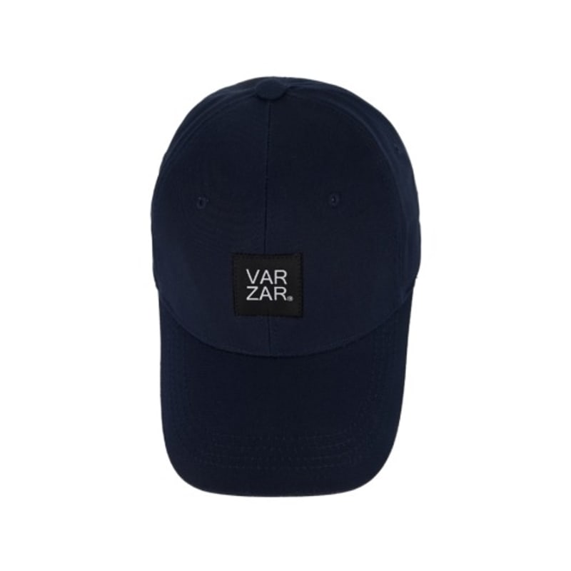 VARZAR VARZAR Label Overfit Ball Cap Navy