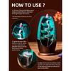 1pc Waterfall Ceramic Incense Holder for Aromatherapy and Home Decor