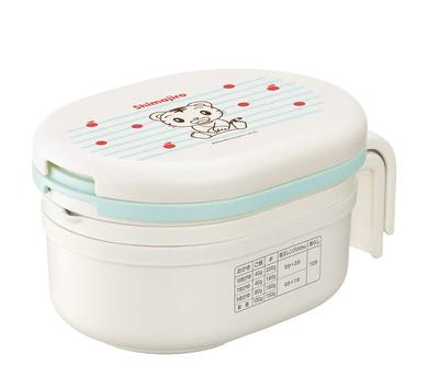 Skater Baby Food Cooking Set Microwave Cooking Supplies Easy Shimajiro Border CLBACS1