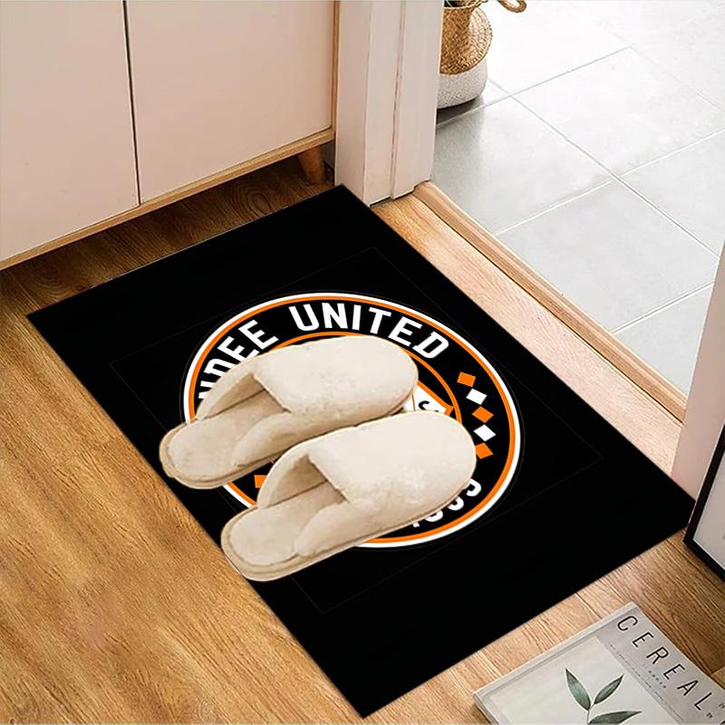 Tappeto Ufficio con Stemma Dundee United, Cuscino per Sedia, Tappeto per Ingresso, Tappeti per Soggiorno, Camera da Letto, Regali di Natale