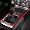 For Chevrolet Camaro Red Carbon Fiber Manual Gear Shift Frame Cover Trim