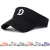 Embroidered Letter D Spring Couple Sun Hat Mountaineering Breathable Top Empty