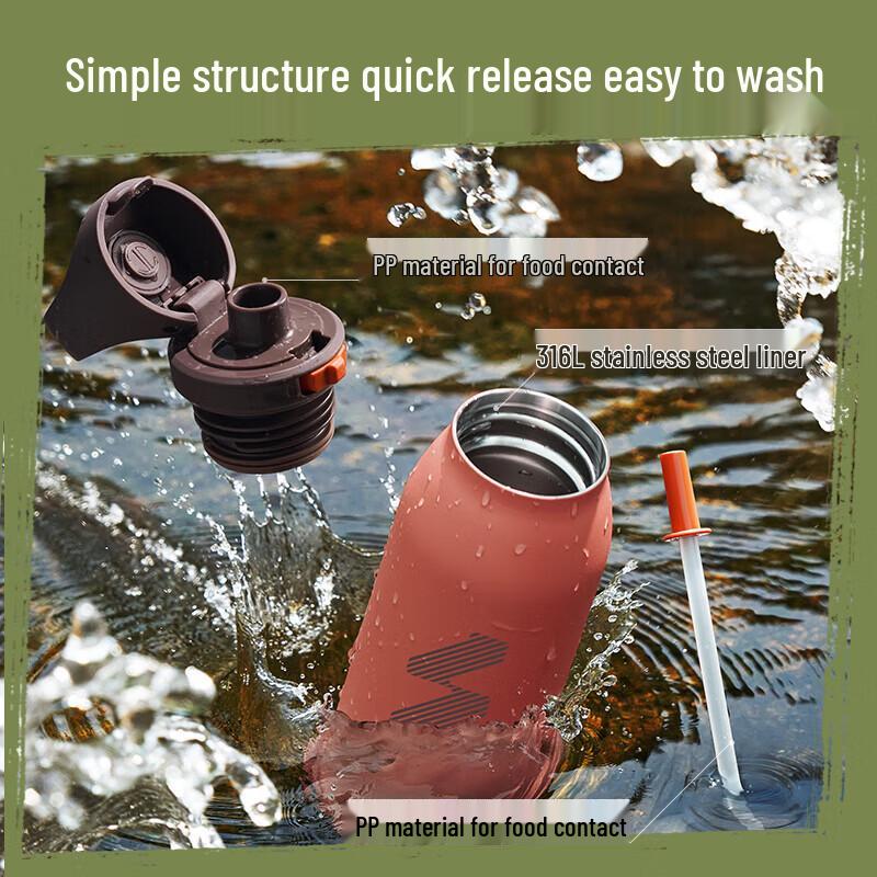 Supor Large Capacity Stainless Steel Insulated Water Bottle