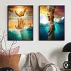 Jesus The Hand of God Canvas Painting Decorative Christian Art God Wall Art Picture Printing Poster Image Bedroom Decoration