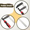 Bar Clamp F Carbon Steel Heavy Duty Fast Sliding Clip Woodworking Tool for Workbench