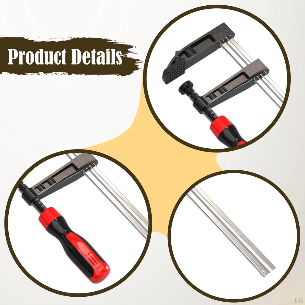 Bar Clamp F Carbon Steel Heavy Duty Fast Sliding Clip Woodworking Tool for Workbench