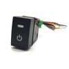 1 Pc Car LED DRL Light Radar Power On Off Fan Camera Mirror Switch Button For Honda Fit HRV VEZEL 2017 2018 2019 2020 2021