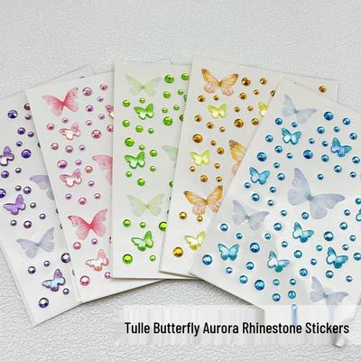 Mermaid Rhinestone Face Stickers for Kids - Self-Adhesive Diamond Makeup for Stage & Concerts