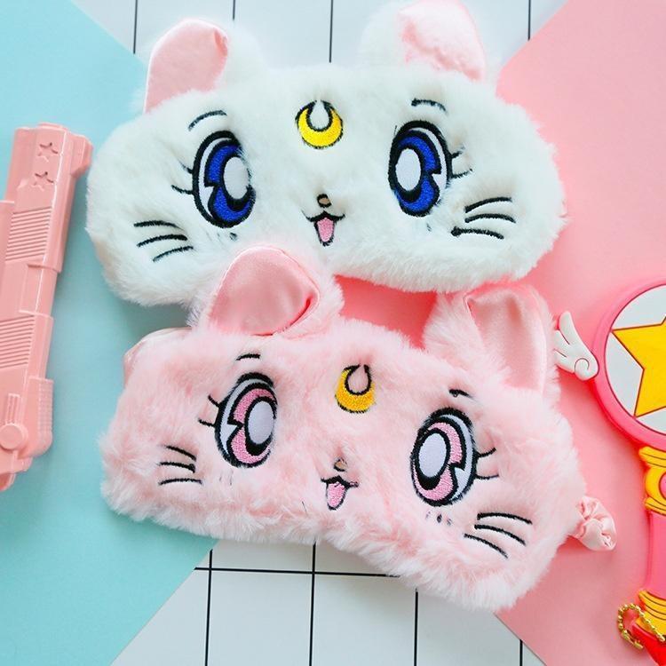 Lovely Eyeshade Sleeping Mask Travel Cartoon Anime Sailor Moon Blindfold Eye Cover