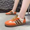 Women's New Autumn Large Size Flat White Shoes Color Matching Retro Versatile Sports And Leisure Shoes