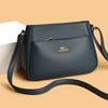 Fashionable Women's Faux Leather Shoulder Bag, Multi-layer Middle-aged Mother Bag, Retro Shoulder Bag, Perfect for Commuting, Travel, and Daily Use