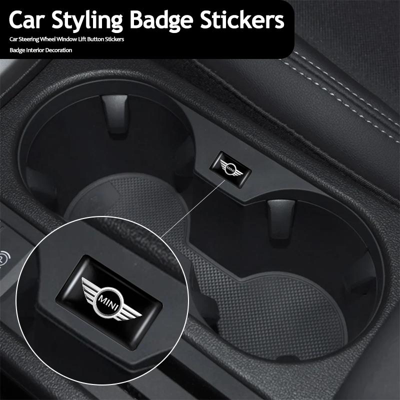 10 st 3D Bilstyling Rattklistermärke Tillbehör För Mini Cooper Works One JCW R56 R53 F54 F55 F56 F57 Clubman Cabrio