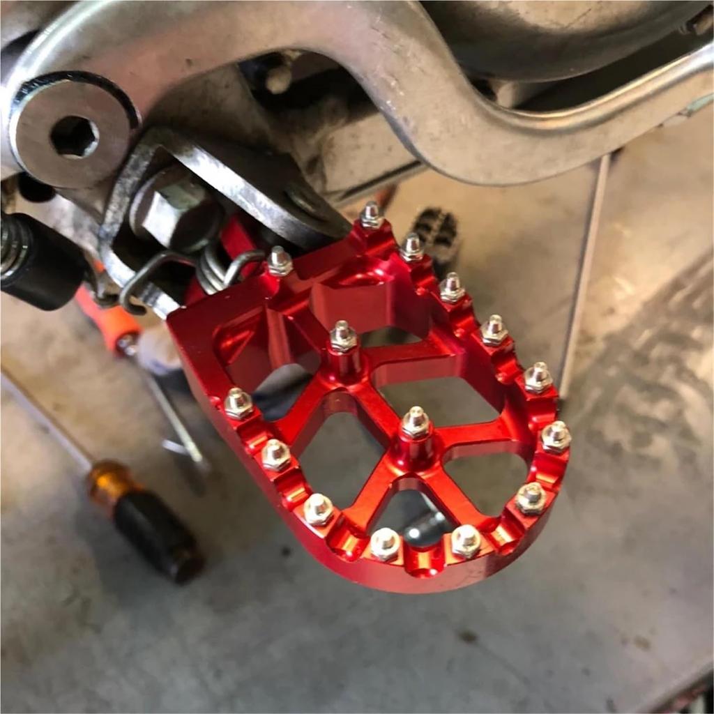 Motorcykel Fotpinne Passar Honda CRF250RX CRF450RX CRF450 Tillbehör Fotpinnar Pedalstöd Fotstöd Fotpinnar Halkfria Pedaler (Blå)