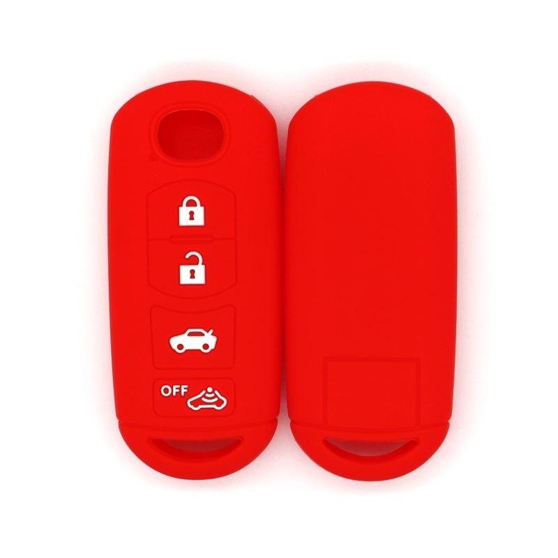 

Drop-proof key cover suitable for Cadillac ATS-L, SRX, SLS, unlabeled 5-key silicone car key bag