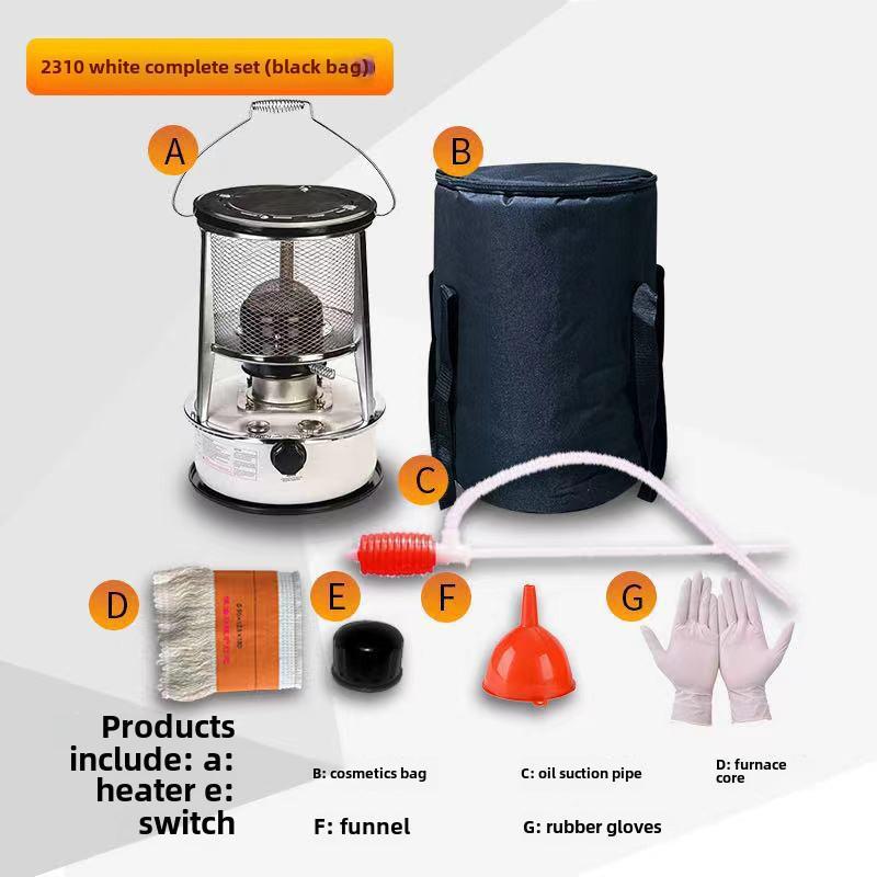 Portable Kerosene Heater Stove for Outdoor Activities Like Ice Fishing, Camping, and Household Heating.