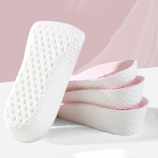 Inner Heightening Insole Anti-Odor Breathable Sweat-Absorbent Shoe Lifts Invisible Increase Height Insoles for Sneakers Canvas Shoes