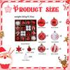Weihnachtskugel Ornament Hängeanhänger Innenfeier Weihnachtsdekoration Bruchsicher für