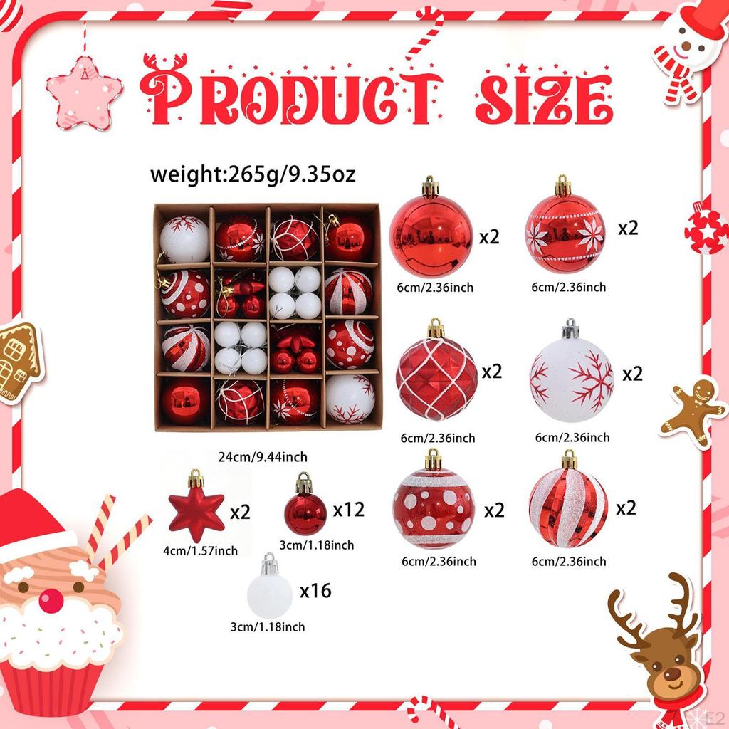 Weihnachtskugel Ornament Hängeanhänger Innenfeier Weihnachtsdekoration Bruchsicher für