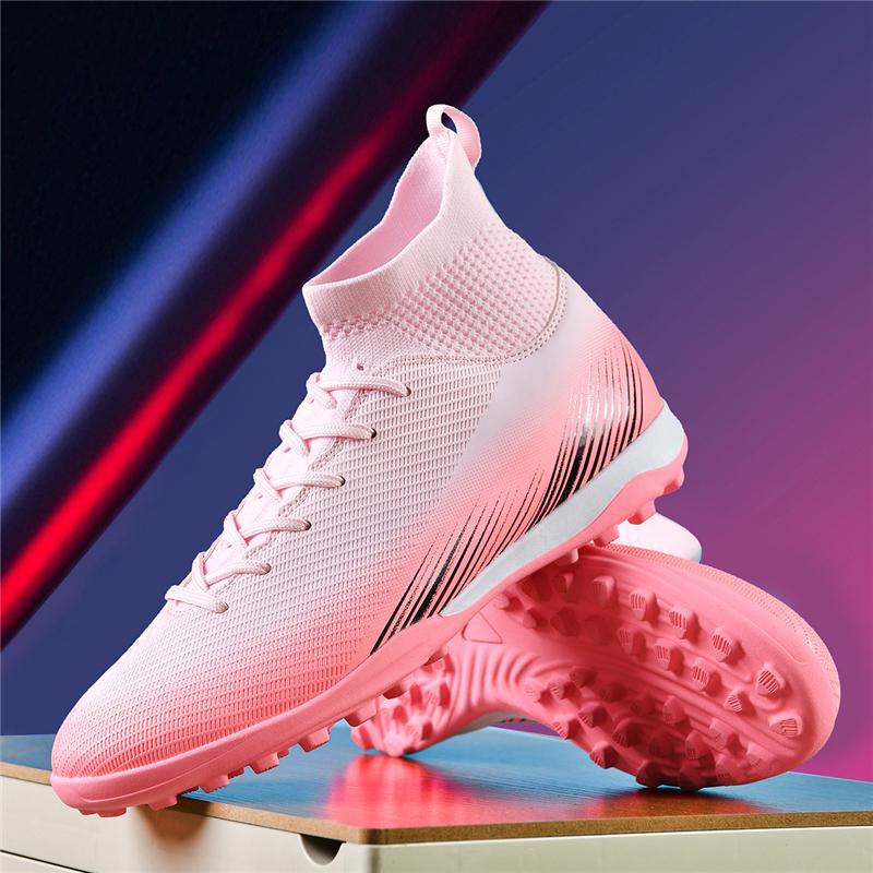 Football Shoes Professional Sneaker Non Slip Society Field Sports Soccer Shoes TF/FG Ultralight Training Match Football Boots