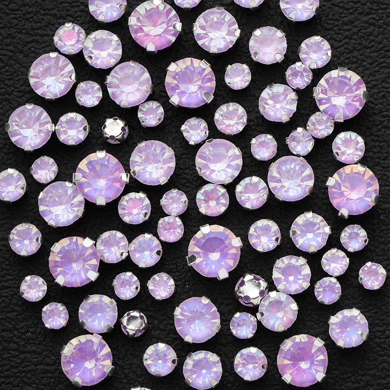 

Стекло Мокко Белок Коготь Дрель Одиночный Коготь Смешанный Коготь Дрель Круглая Ручная Швейная Дрель DIY Ювелирные Изделия Аксессуары Для Одежды Стразы Пришивание Бусин 288 pcs