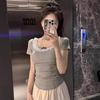 2025 Summer Sweet Girl Pure Cotton Butterfly Lace Slim Fit T-shirt