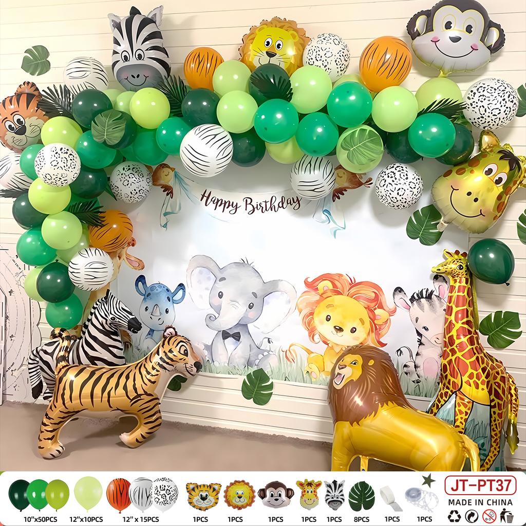 Birthday Balloon Arrangement Ornaments Party Package Set Premium Scene Supplies Anniversary Arch Balloon Chain