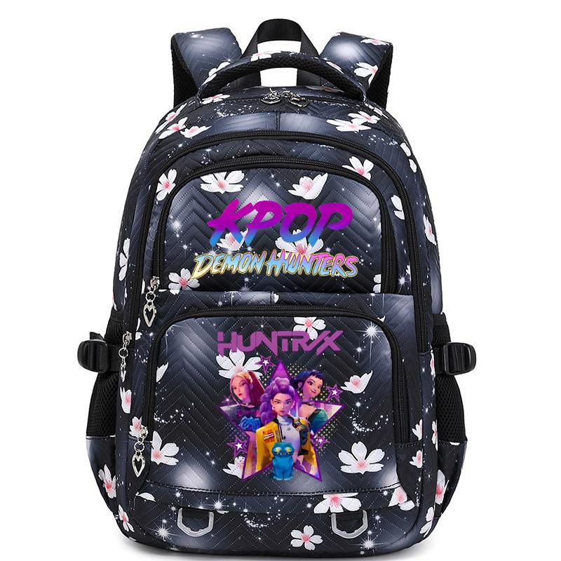 

KPop Мисливці на Демонів Підлітки Рюкзак Huntrix Студентський Шкільний Рюкзак Хлопчик Дівчинка Велика Місткість Дитячий Рюкзак 12