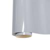 Light Grey Vinyl Wrap Sheet Roll Glossy Gray Car Truck Body Wrapping PET Adhesive DIY Film Decal with Air Release Bubble Free