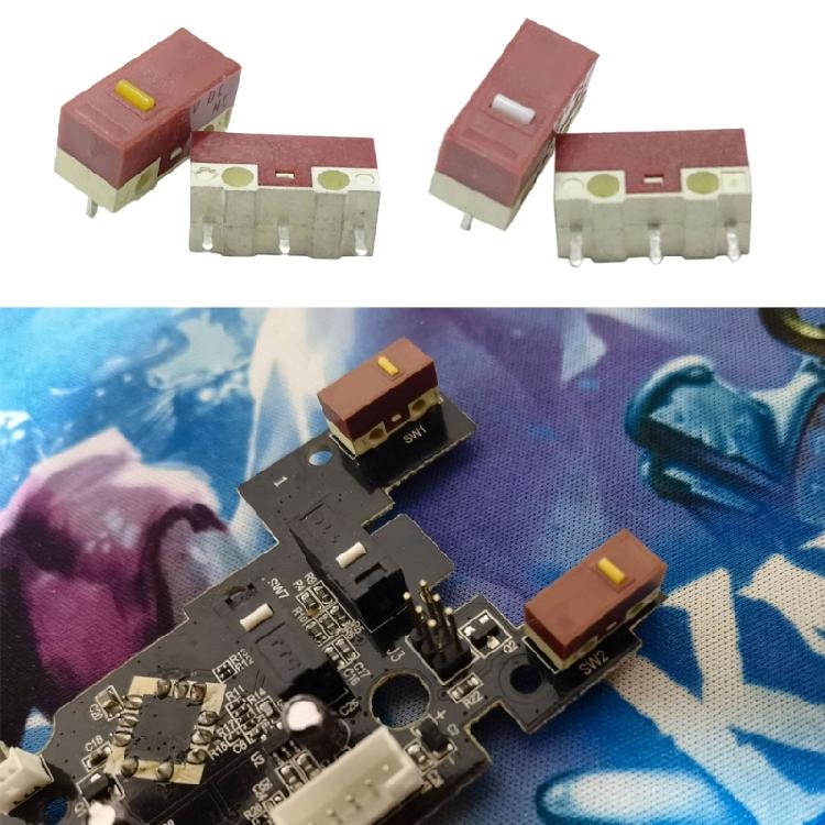 Precise Noiseless Mouse Microswitch 10 Million Clicks for Accurate and Fast Response In Quiet Work Environment