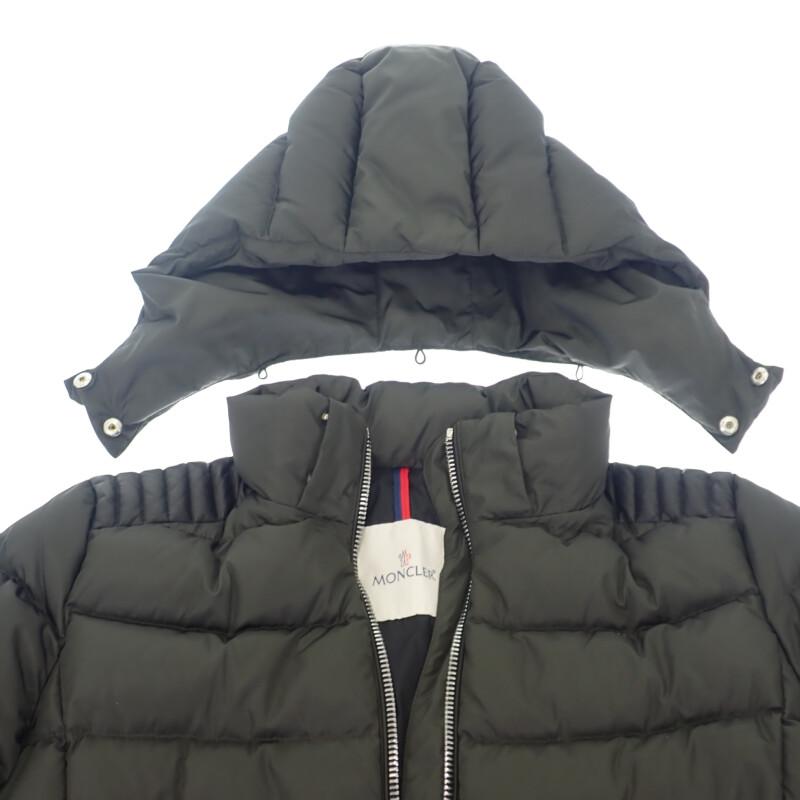 Moncler C20934985305_54155 3 Down Jacket Khaki Nylon/lambskin Women