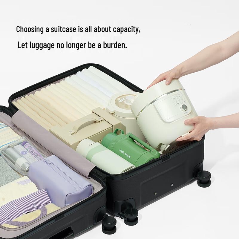 Bulaimei PC Hardshell Spinner Luggage with TSA Lock
