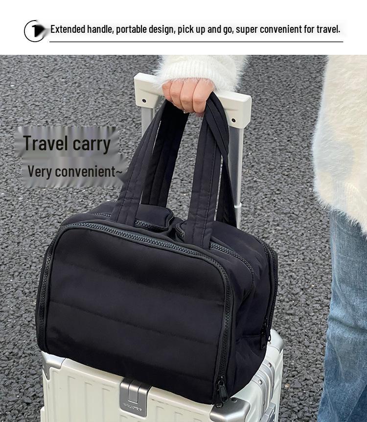 Women's Large-Capacity Double-Opening Makeup Bag: Multi-Functional, Portable Travel & Business Storage Solution