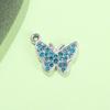  Breloque Pendentif Papillon Strass Coloré pour Bijoux, Charme pour Bracelets, Chevillères et Colliers DIY